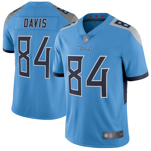 Tennessee Titans Limited Light Blue Men Corey Davis Alternate Jersey NFL Football 84 Vapor Untouchable